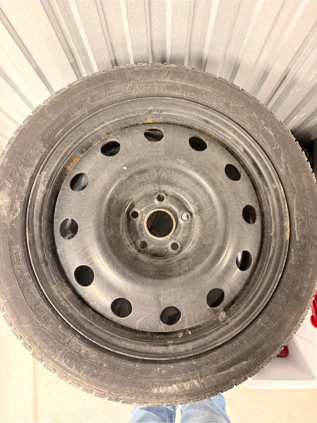 4 Free 18 inch steel Rims with tires - photo 3