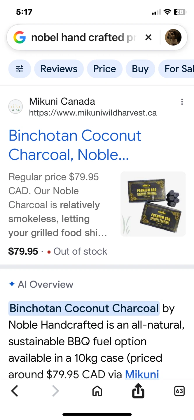 Noble Premium BBQ Charcoal - photo 2