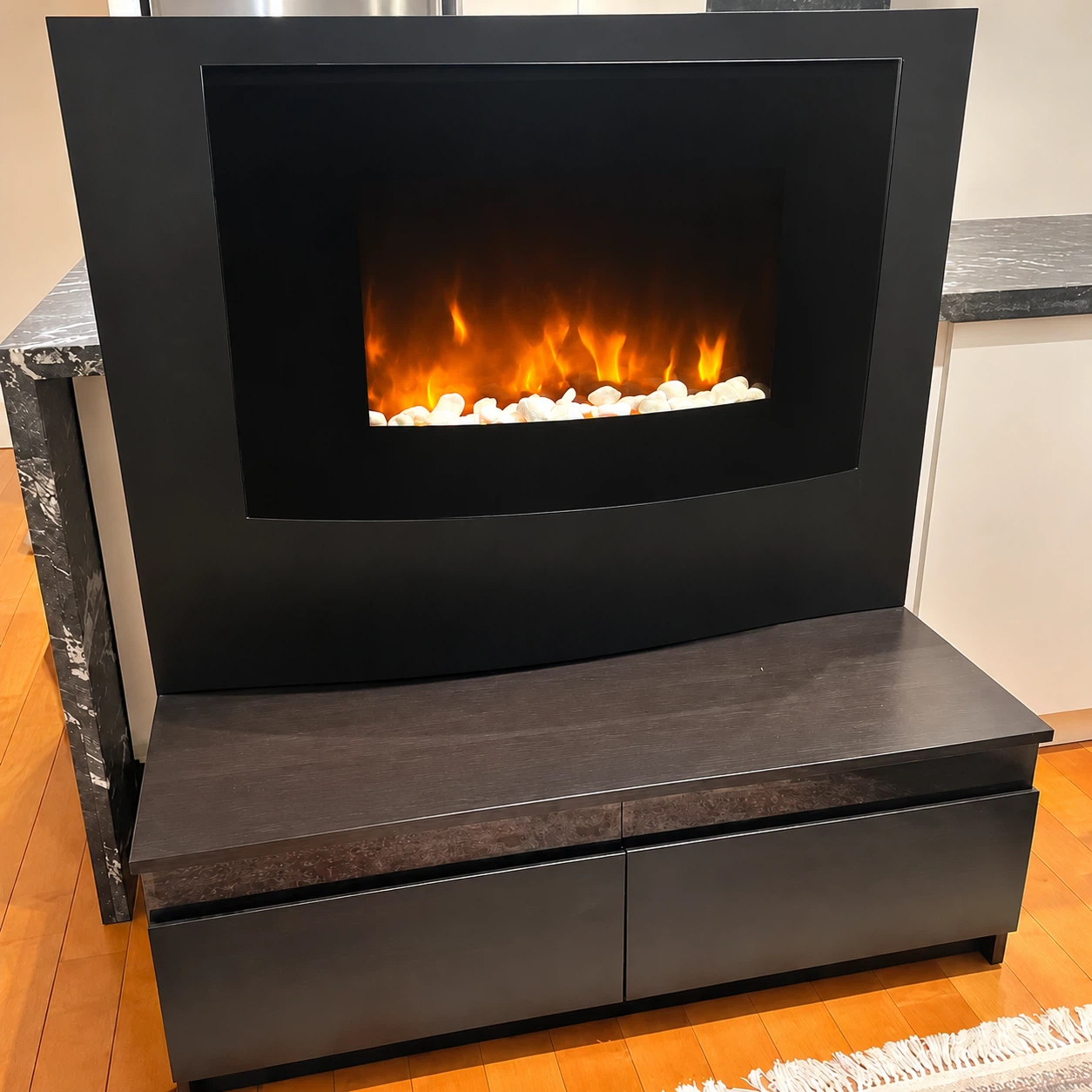 Electric Fireplace Media Console