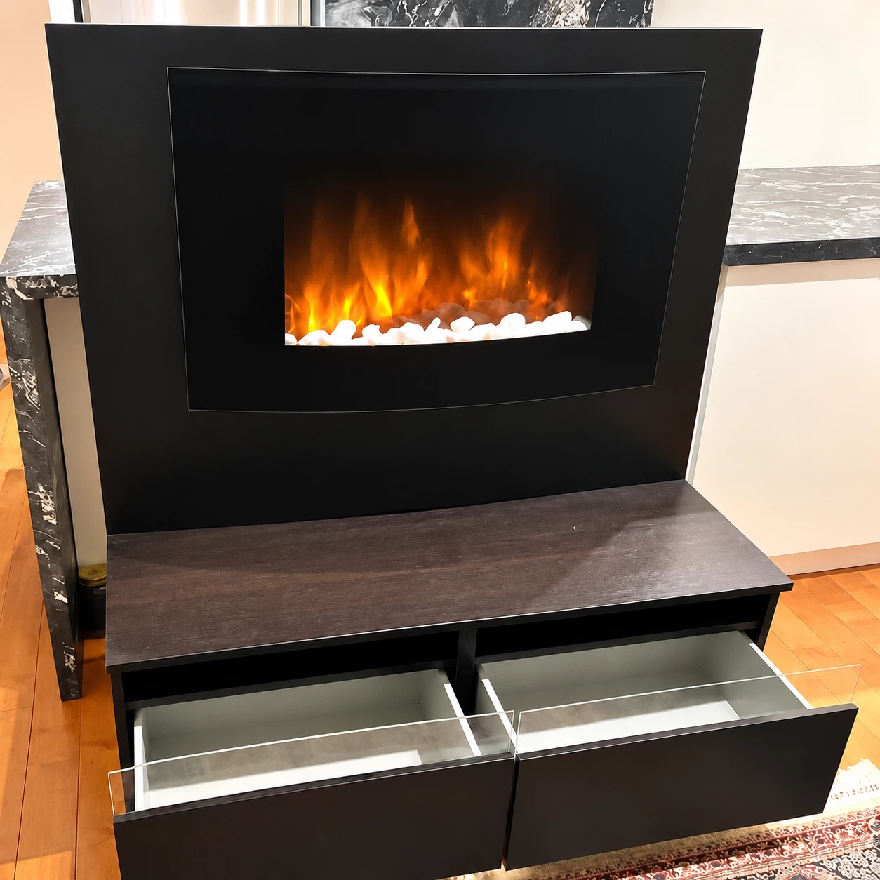 Electric Fireplace Media Console - photo 2