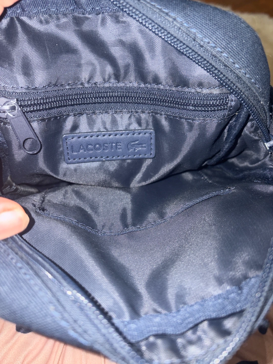 Lacoste navy blue crossbody bag - photo 3
