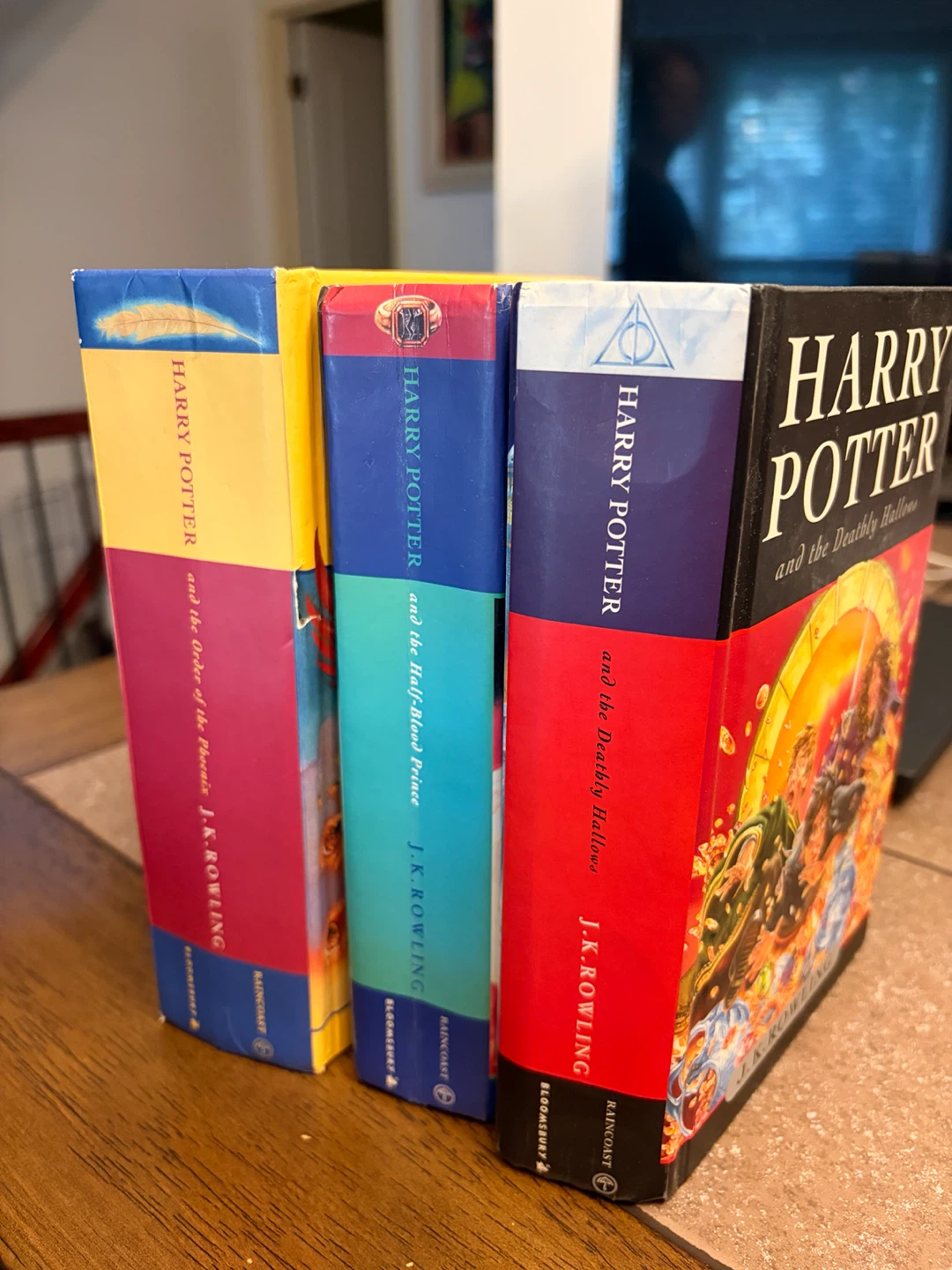 3 Harry Potter Hardcover Books