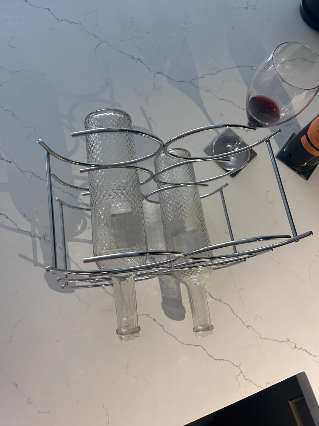 Metal 6 btl wine rack - photo 3