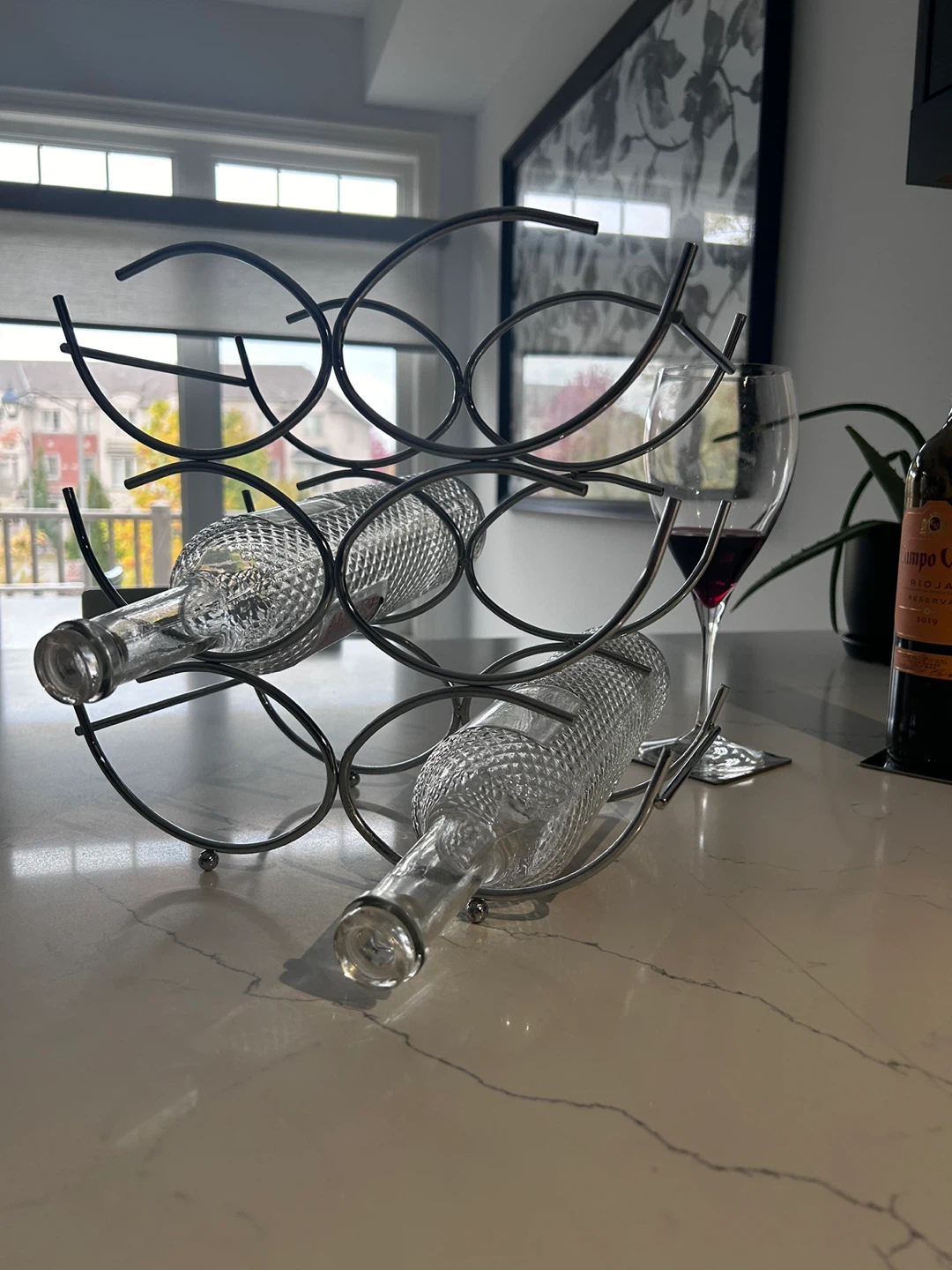 Metal 6 btl wine rack - photo 4