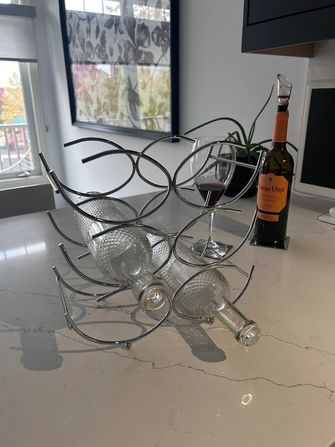 Metal 6 btl wine rack - photo 5