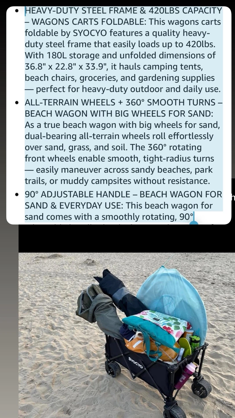 Collapsible Foldable Wagon - photo 5