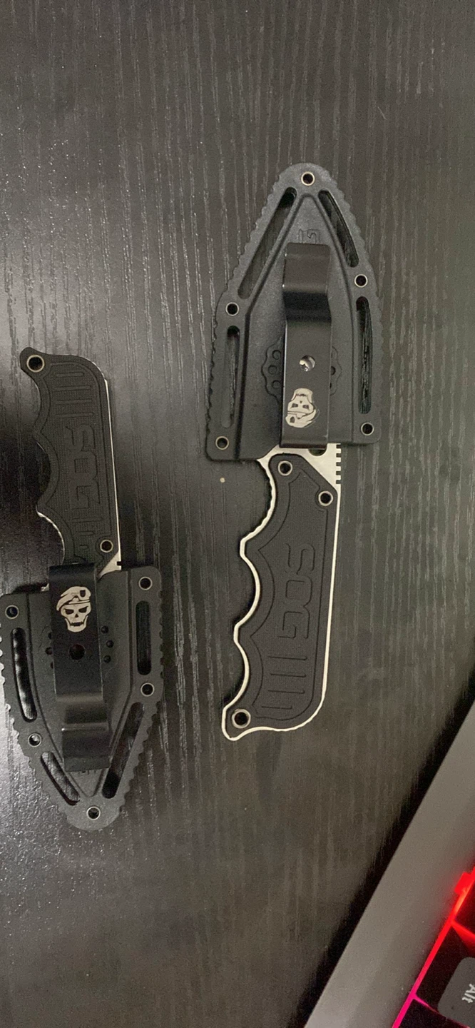 Mini and regular sos knife