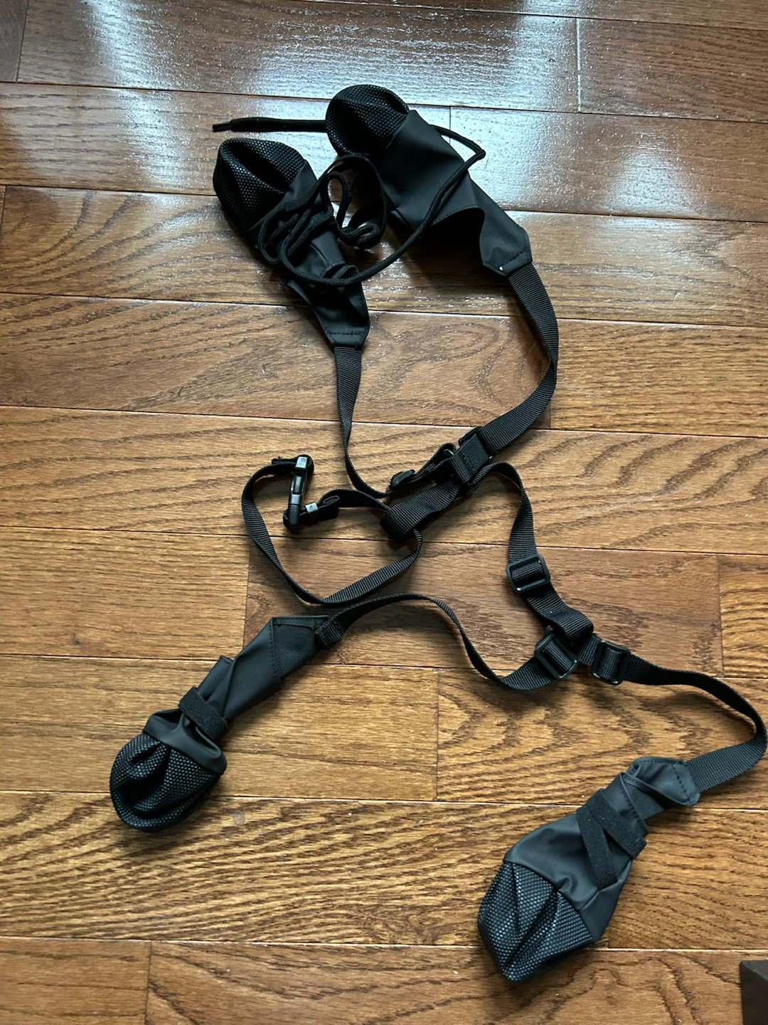 Dog Paw Protection Boots with Harness