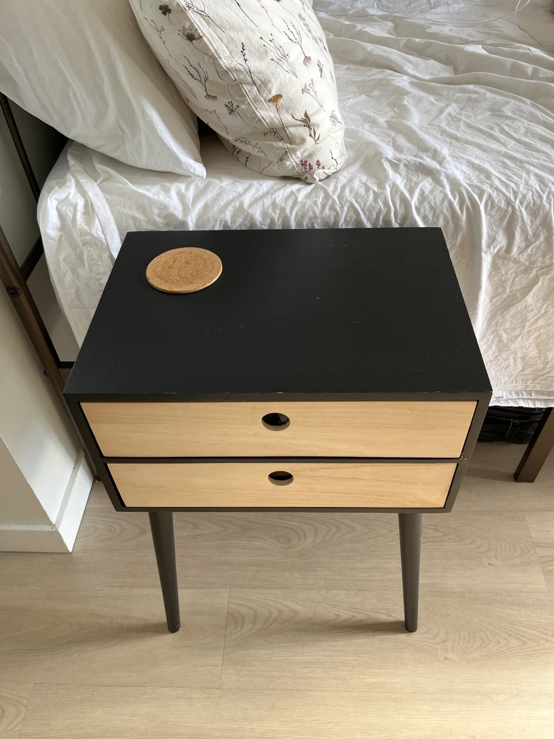 Modern Two-Drawer Nightstand