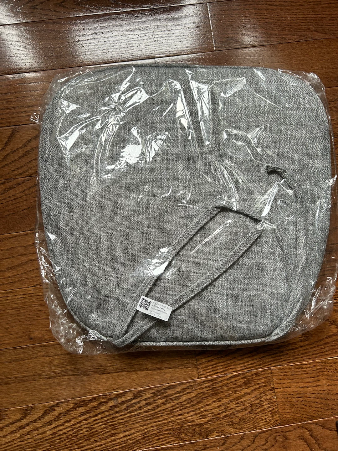Grey Fabric Chair Cushion