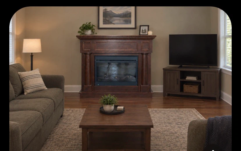 Electric Fireplace Mantel