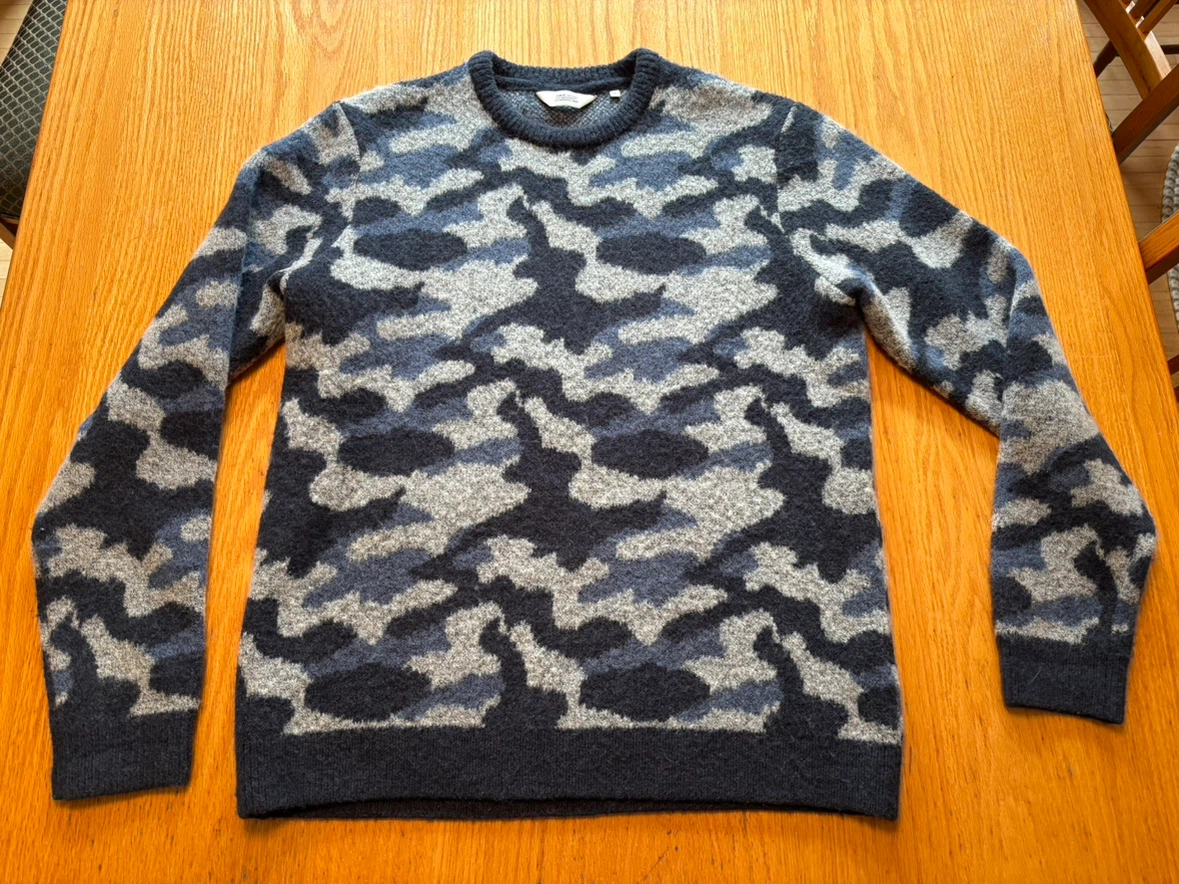M-SOLID Heritage Camo Crew Neck Sweater