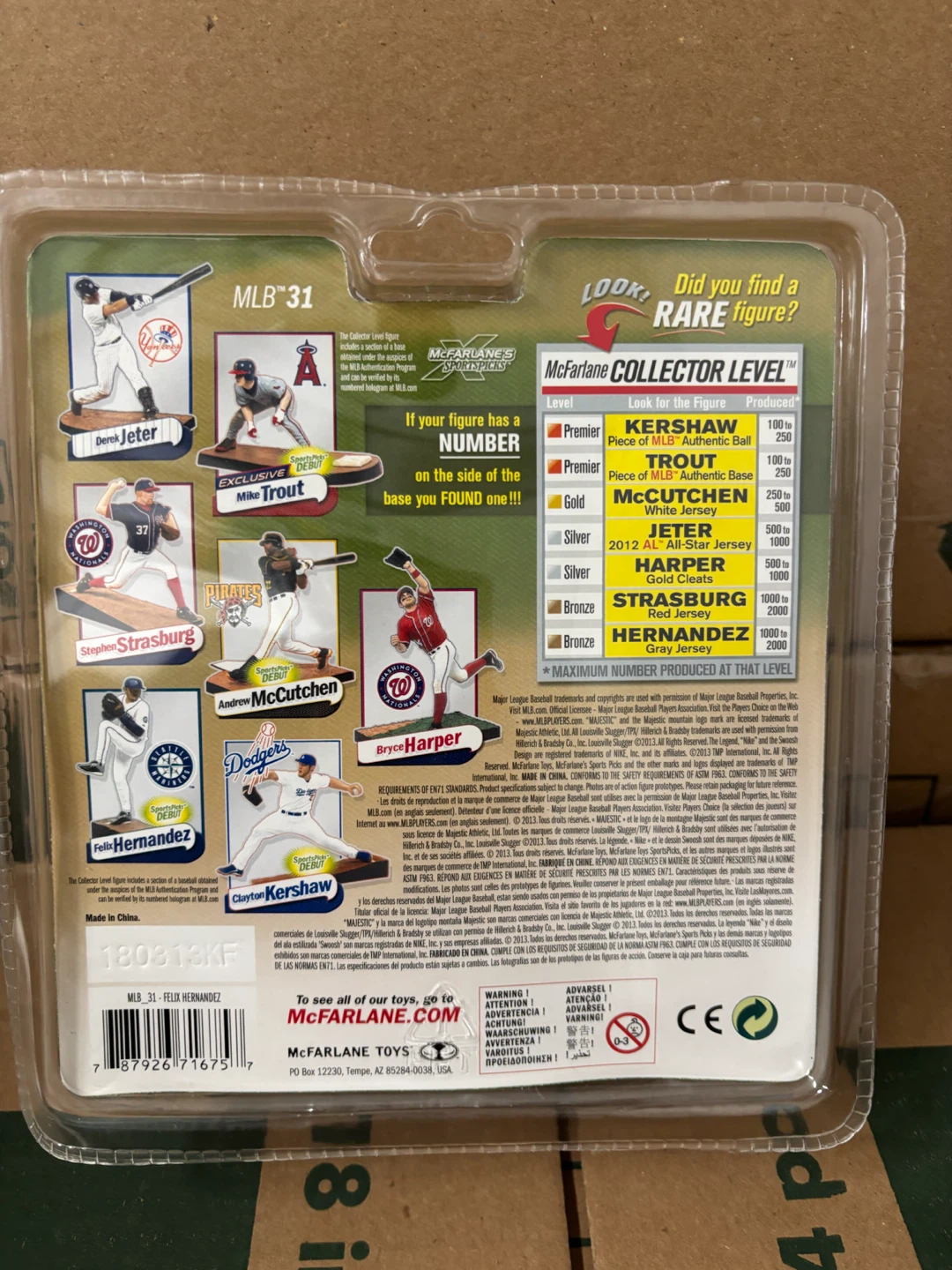McFarlane SportsPicks Felix Hernandez MLB Figure - photo 2