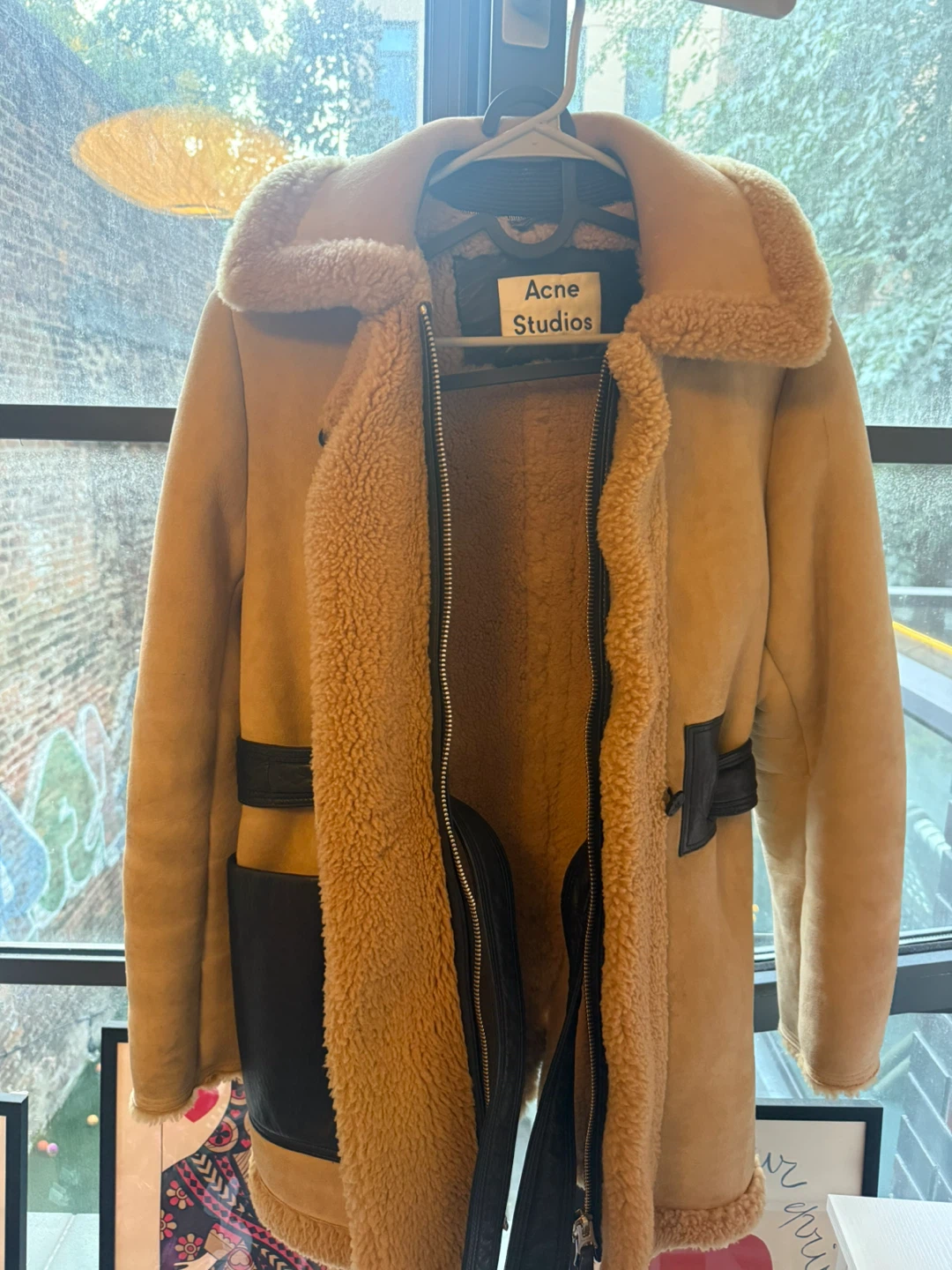 Acne Studios Shearling Coat in medium size - photo 3