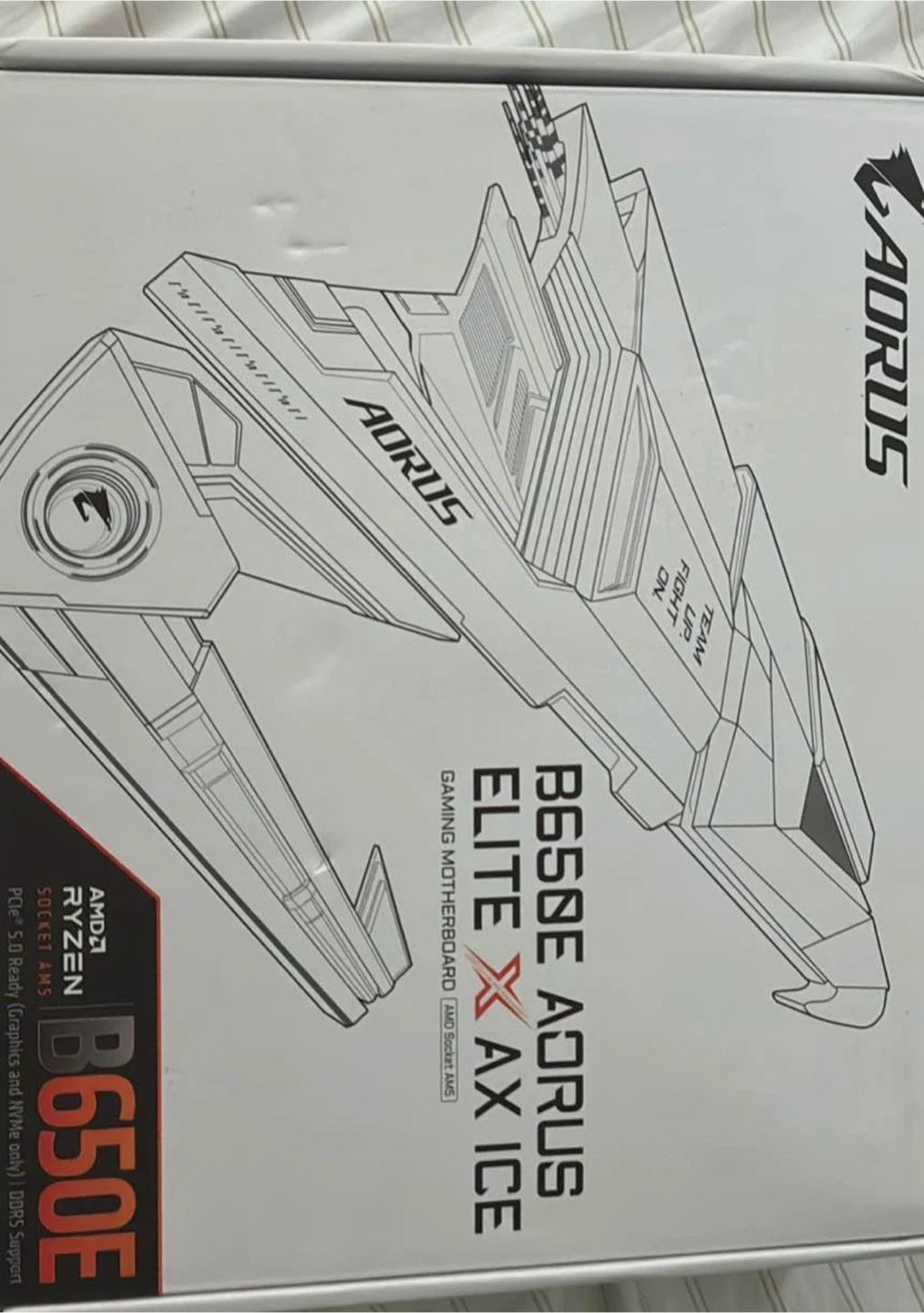Gigabyte AORUS B650E Elite X AX ICE Gaming Motherboard