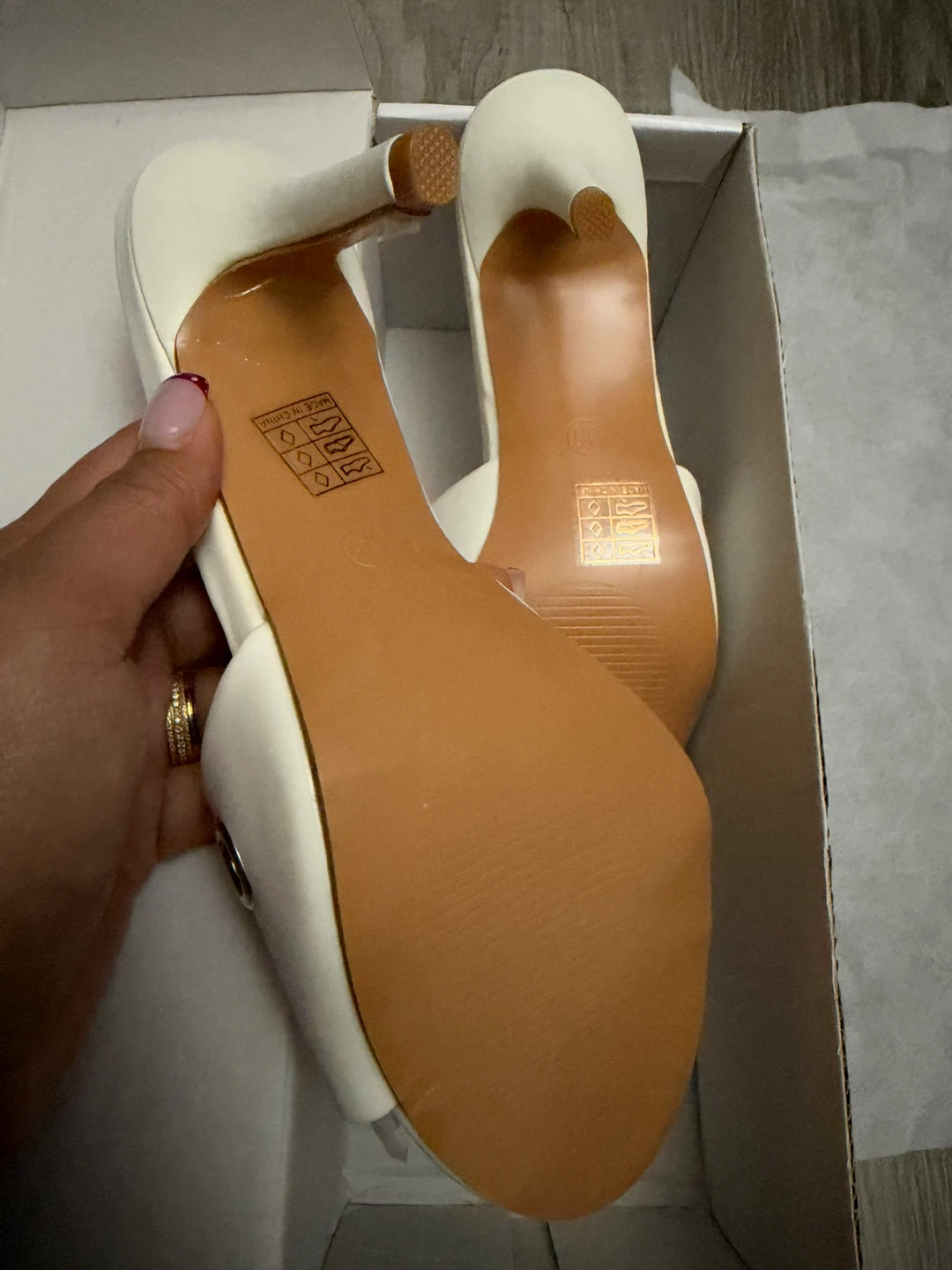 White High Heel Mules - photo 2