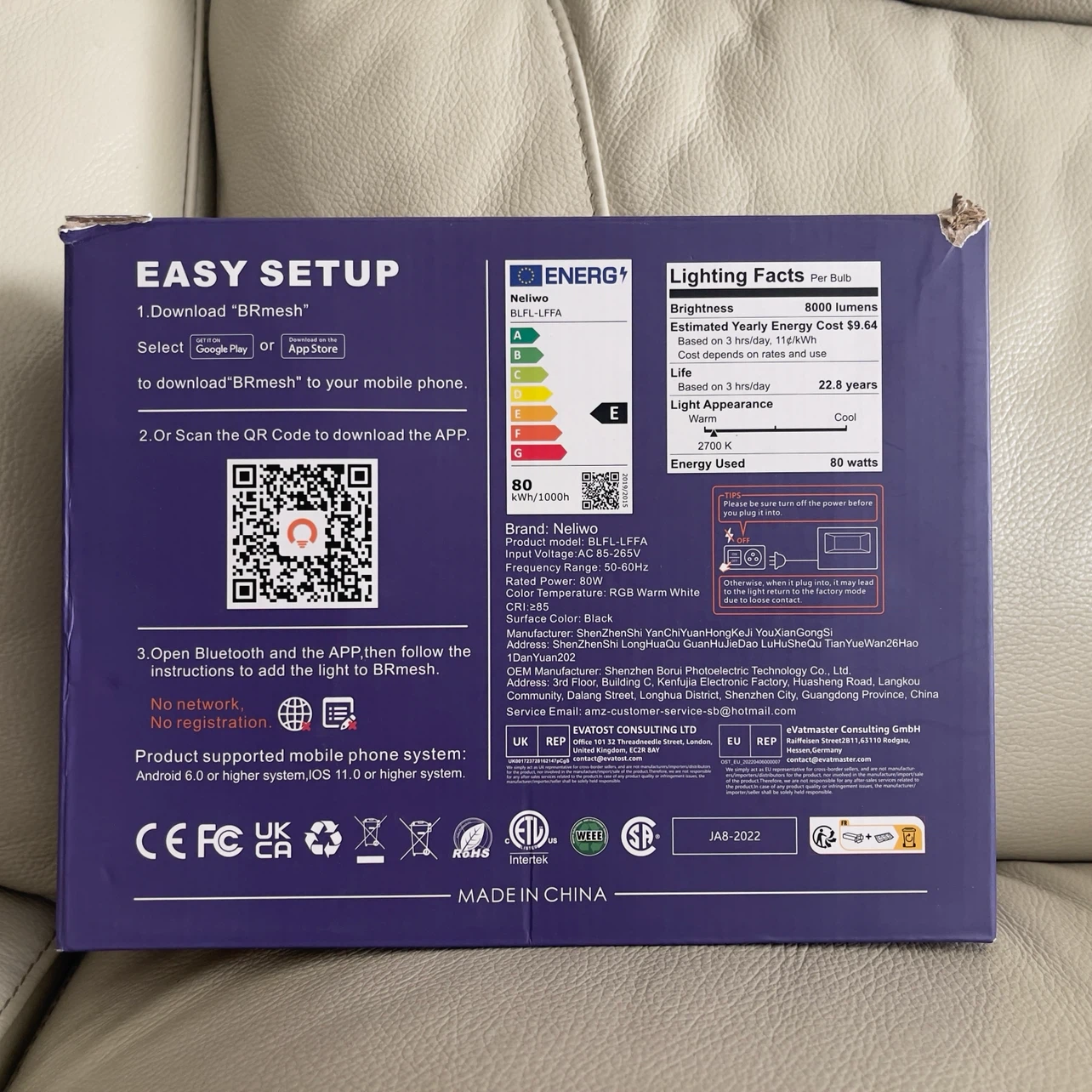 Neliwo LED Smart Flood Lights 4-Pack - photo 3