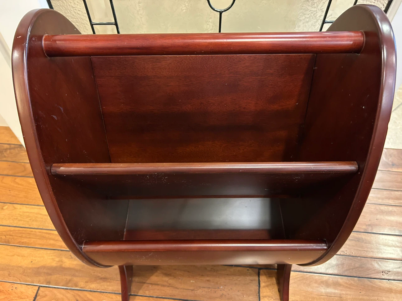 Solid Hardwood Fish-Shaped Magazine Rack - photo 2