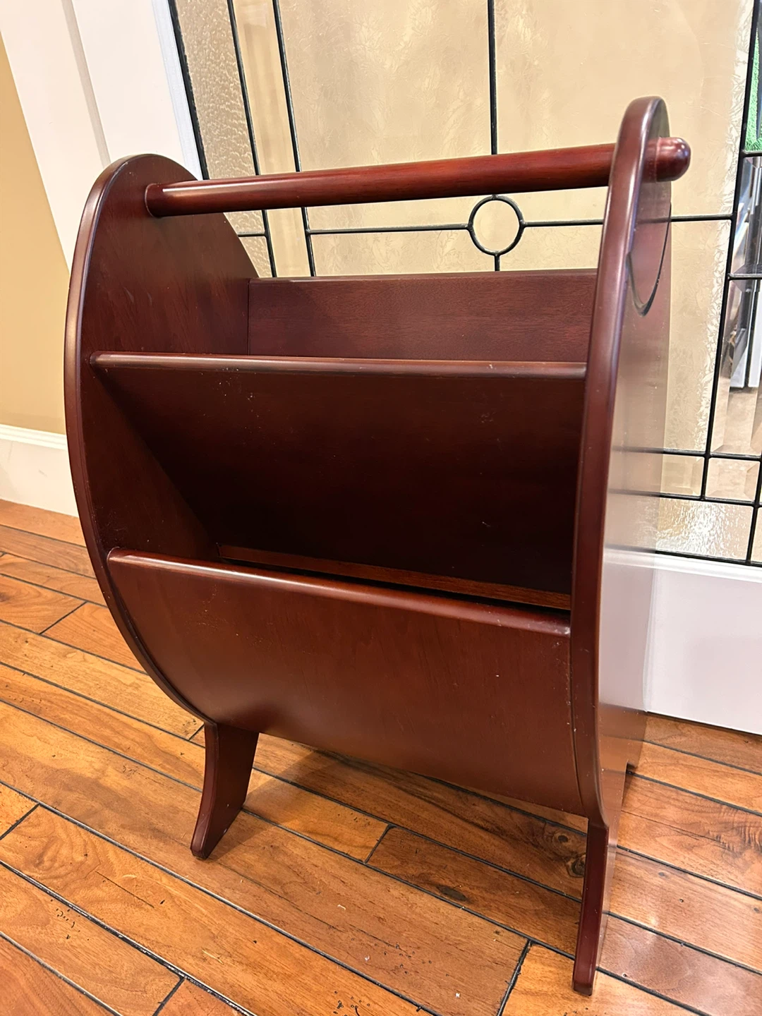 Solid Hardwood Fish-Shaped Magazine Rack - photo 5