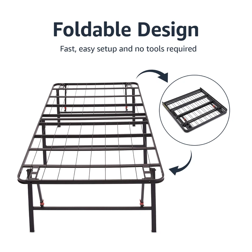 Twin Amazon Basics Foldable Metal Platform Bed Frame - photo 4