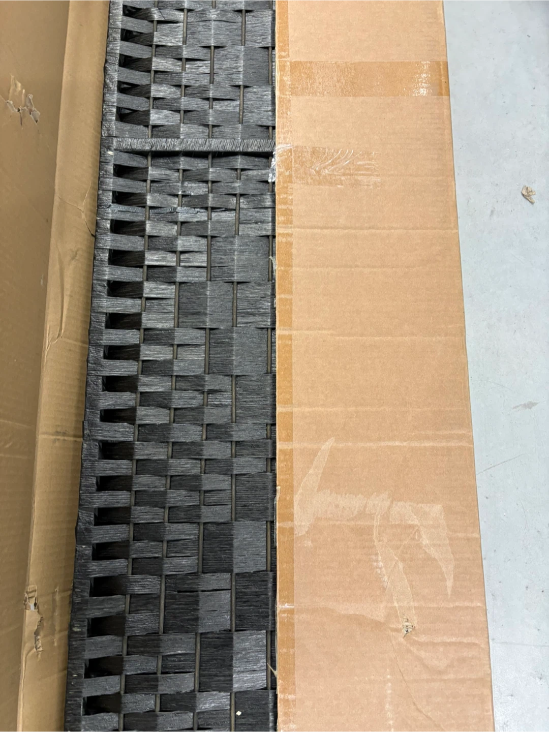 4-Panel Woven Room Divider (NEW) - photo 3