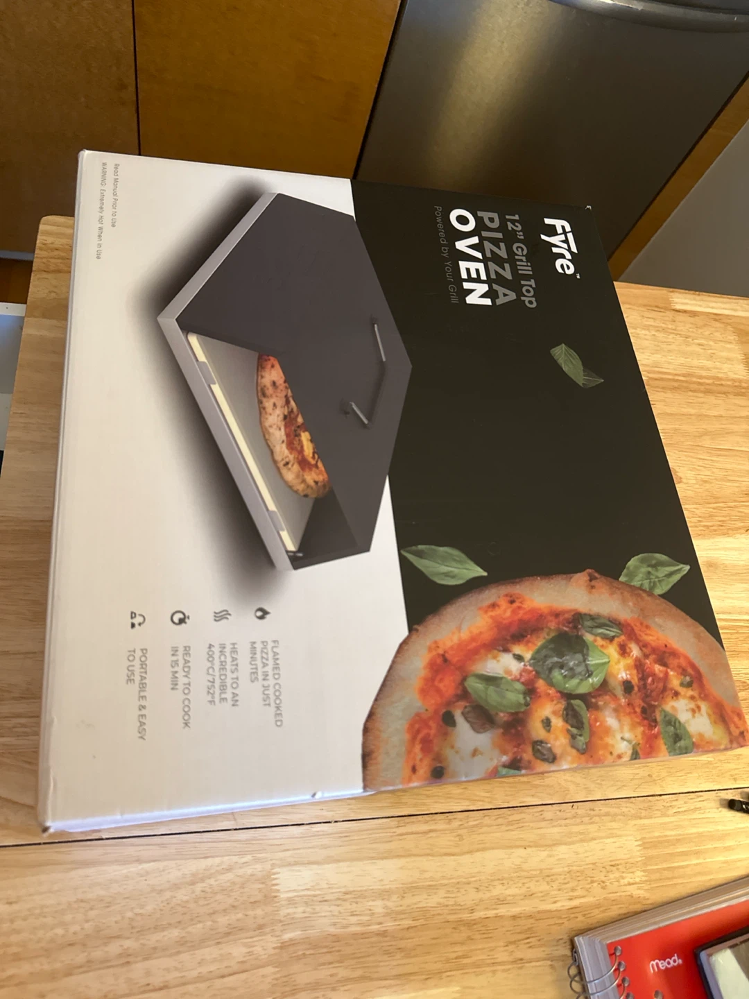 Fyre 12 inch Grill Top Pizza Oven