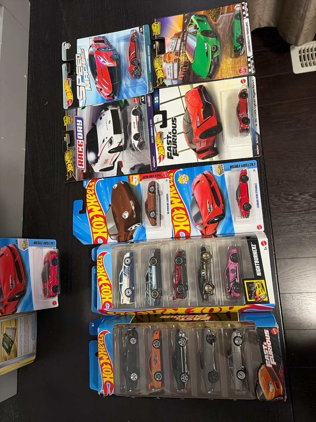 Collection of Hot Wheels Toy Cars