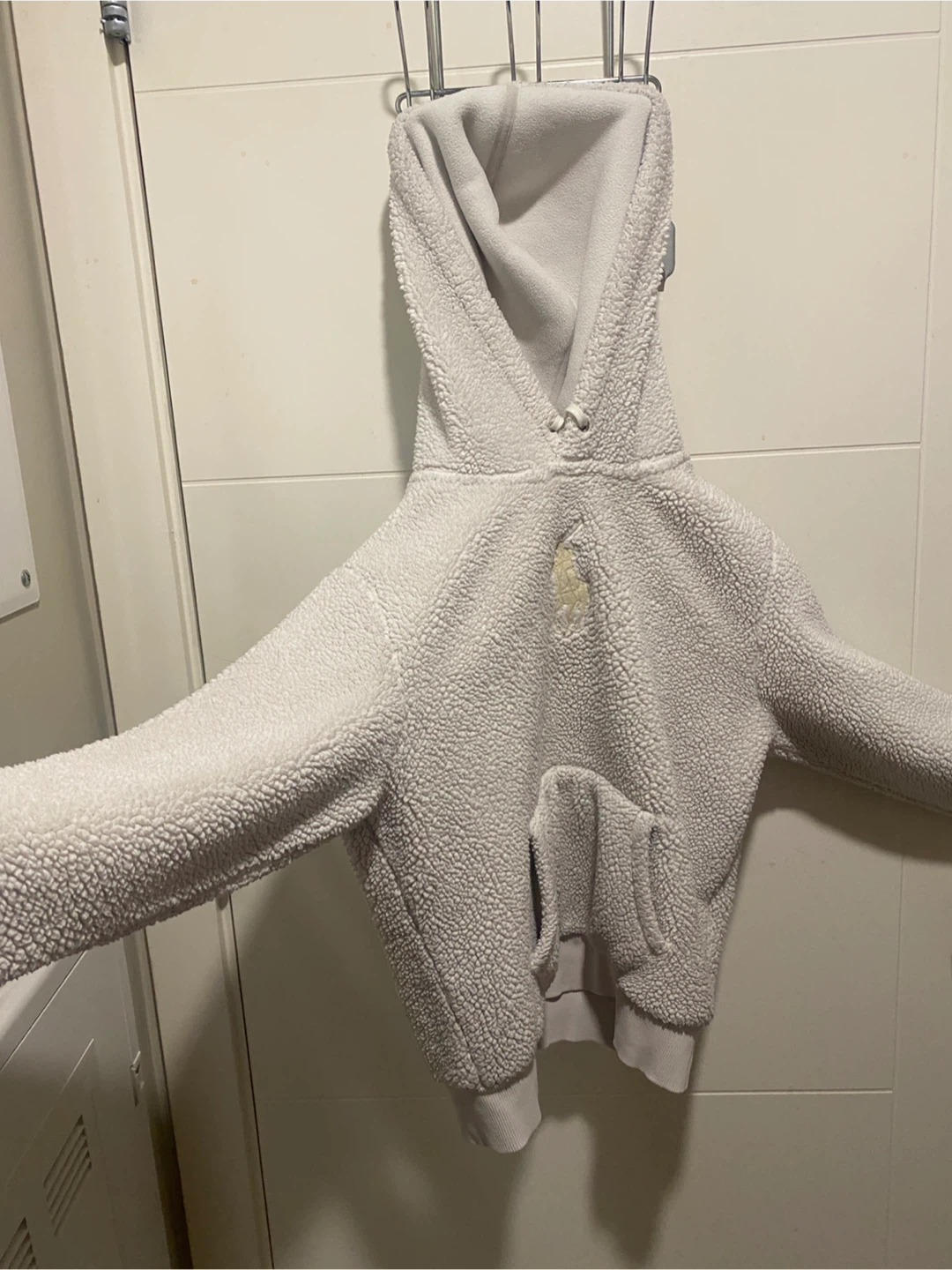 Ralph Lauren White Sherpa Hoodie - photo 2