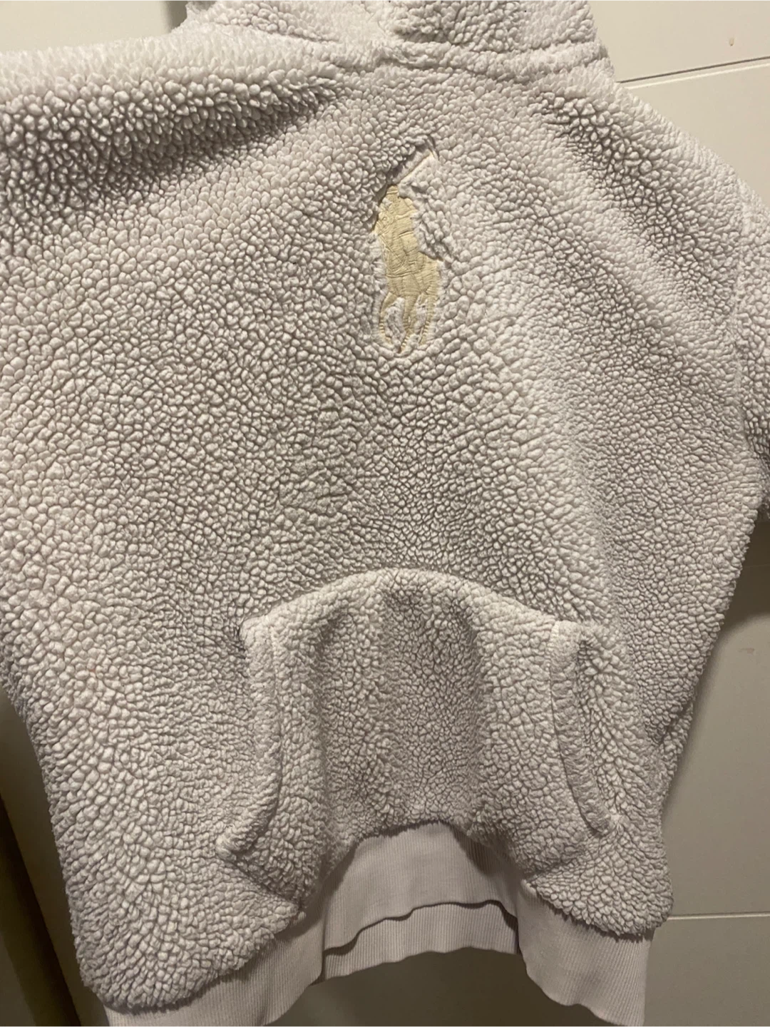 Ralph Lauren White Sherpa Hoodie - photo 3