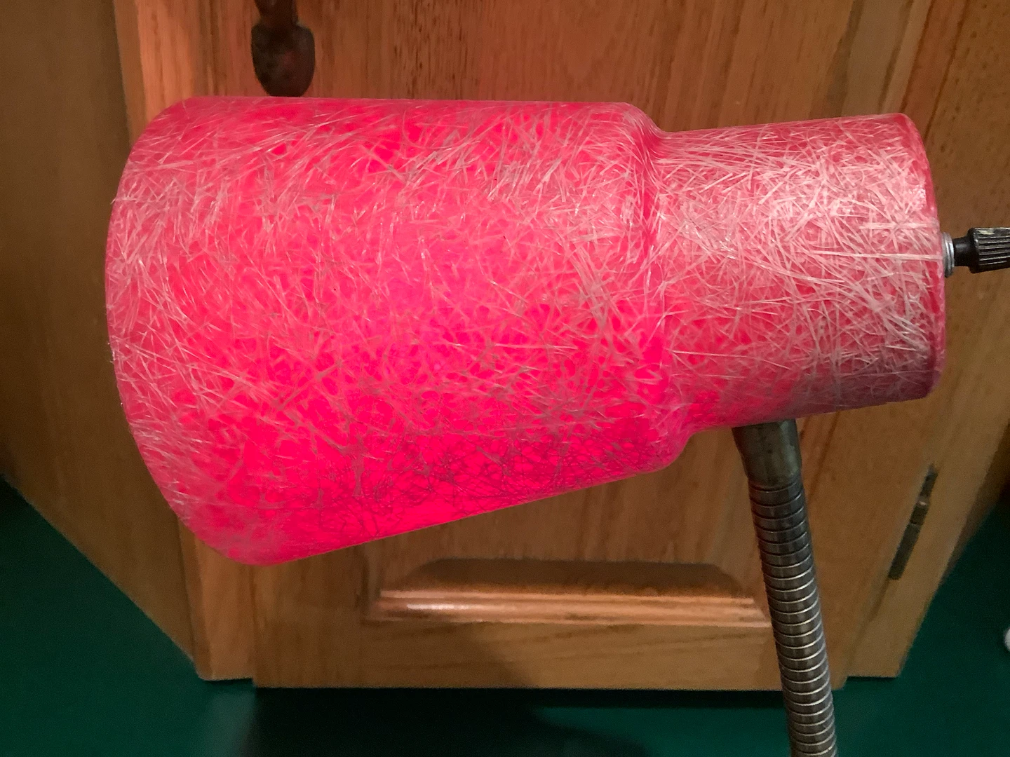 Vt MCM Desk Lamp Fibreglass Shade Gooseneck Arm 🐞 - photo 4
