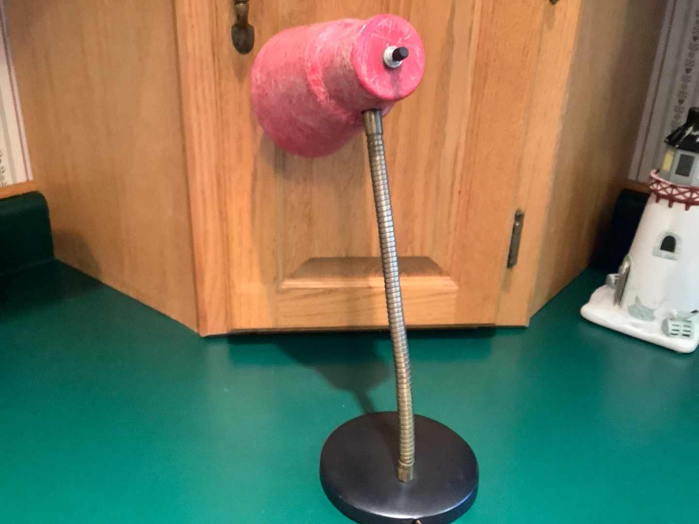 Vt MCM Desk Lamp Fibreglass Shade Gooseneck Arm 🐞 - photo 5