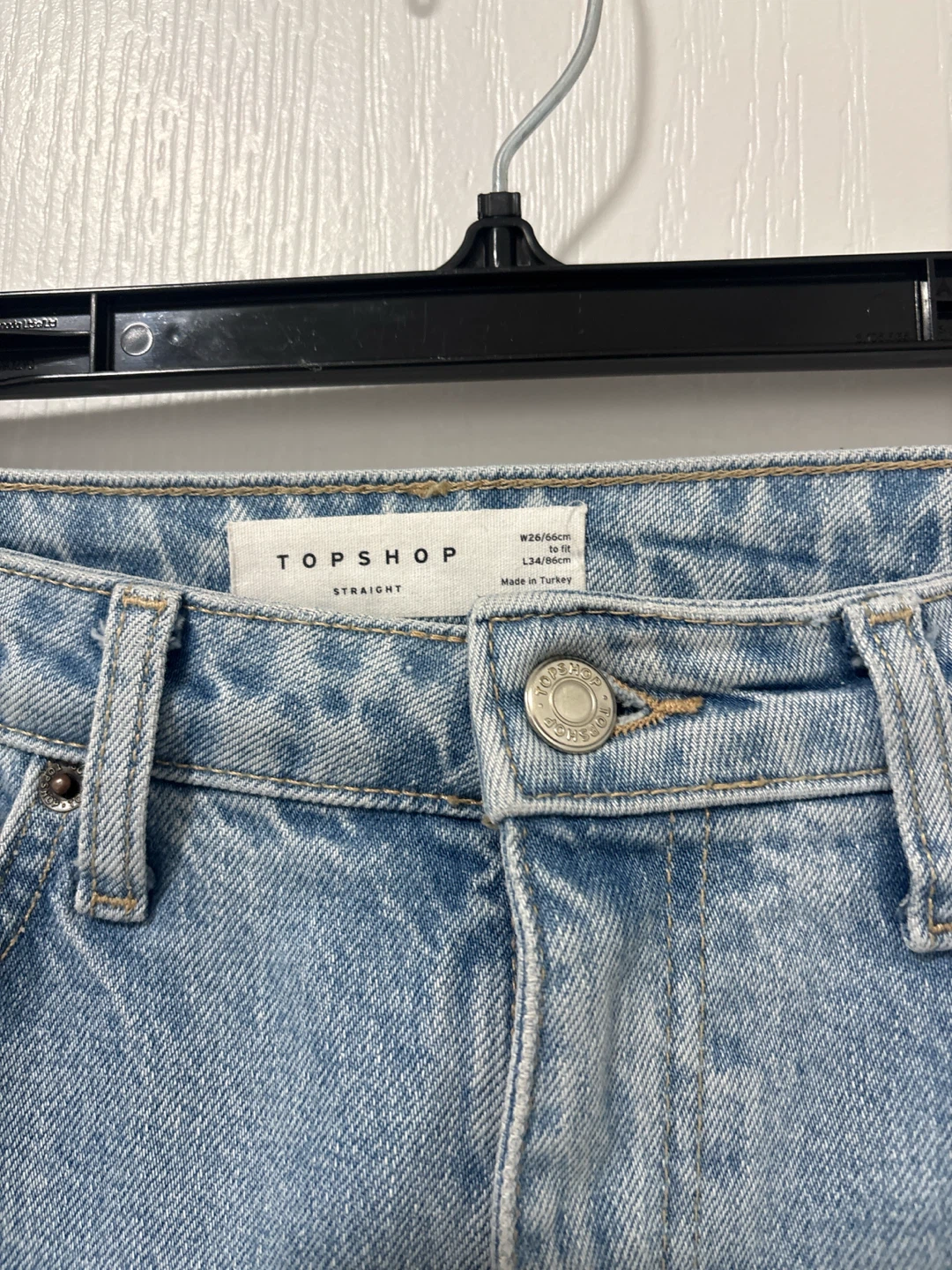Topshop Straight Leg Jeans - photo 2
