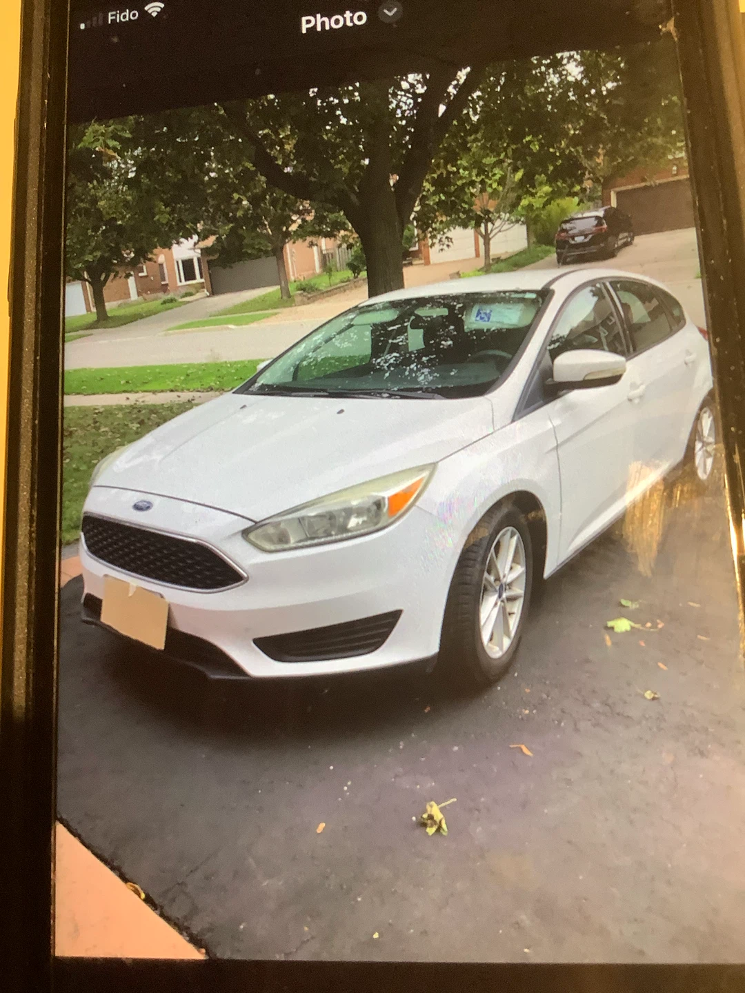 Ford Focus 2015  White Hatchback