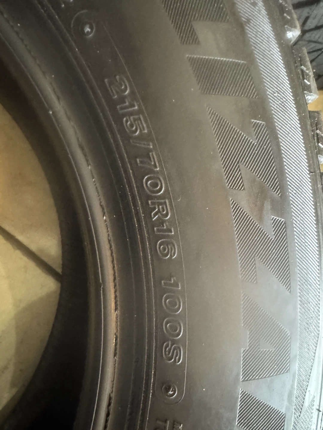 Bridgestone Blizzak Winter Tires - 215/70R16 (Set of 4) - photo 5