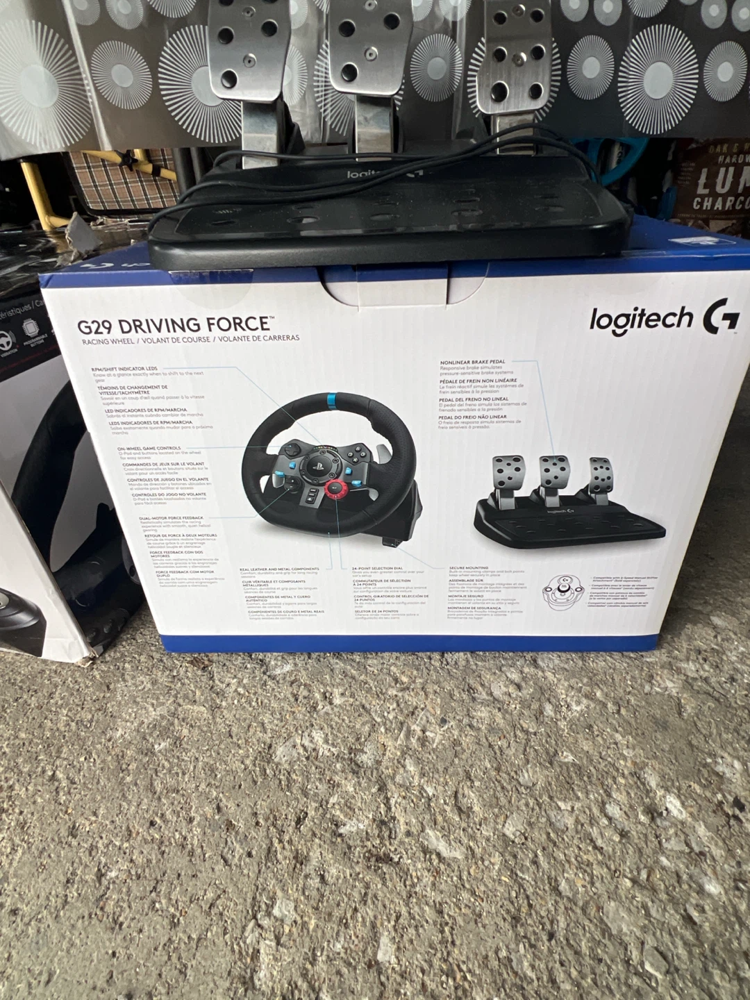 Logitech G29 Driving Force Racing Wheel and Pedals