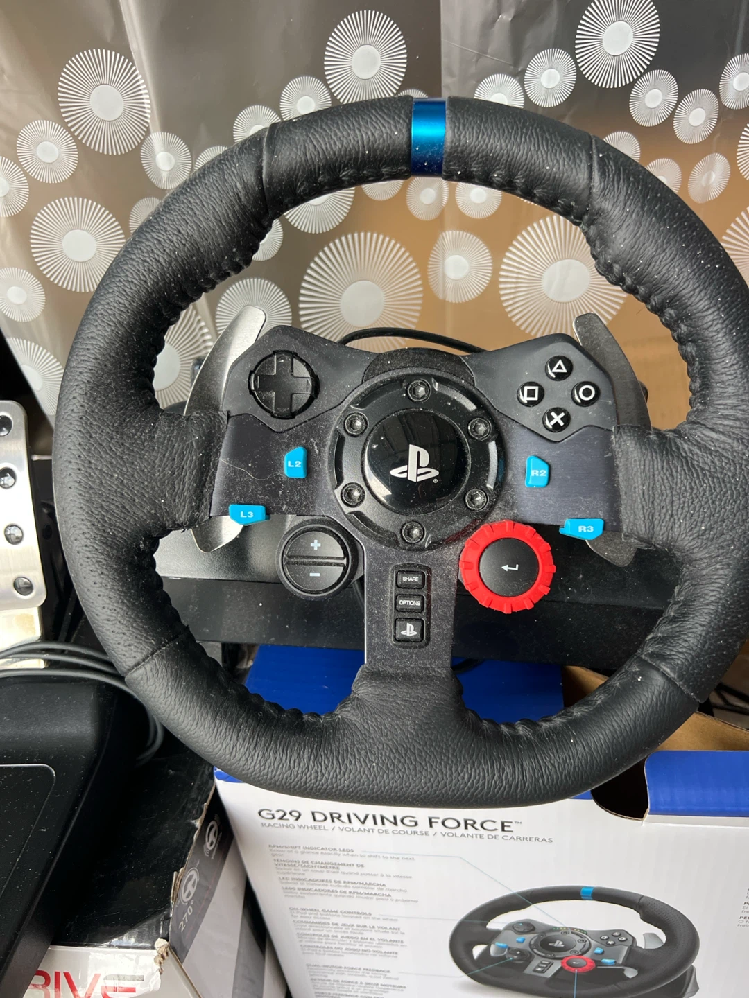 Logitech G29 Driving Force Racing Wheel and Pedals - photo 4