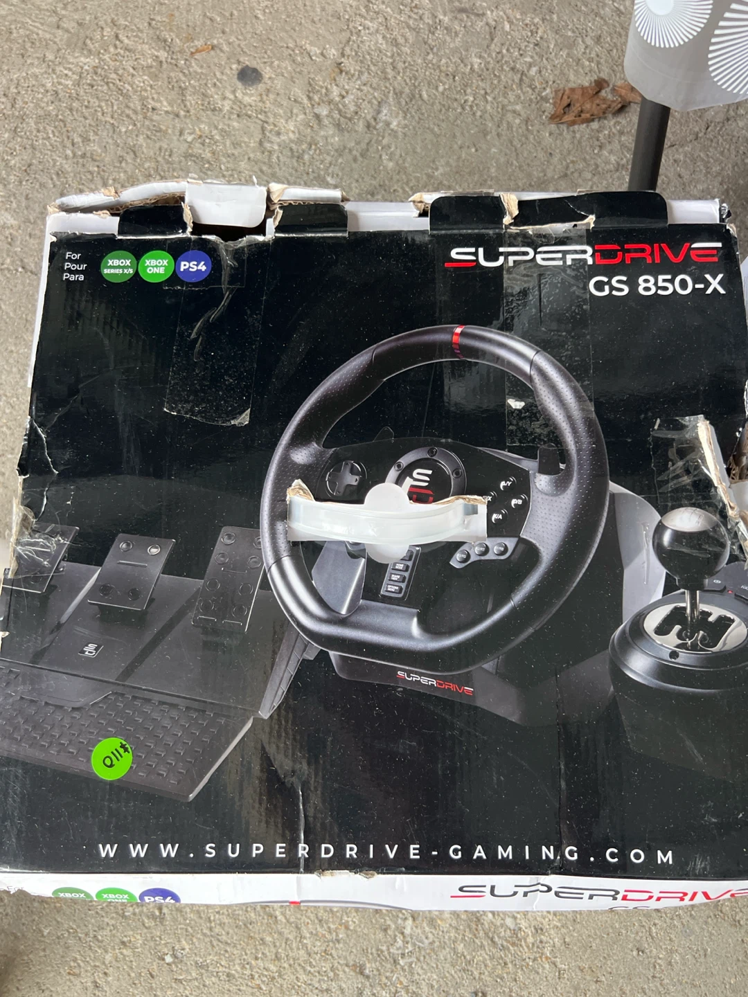 Superdrive GS 850-X Racing Wheel and Pedals