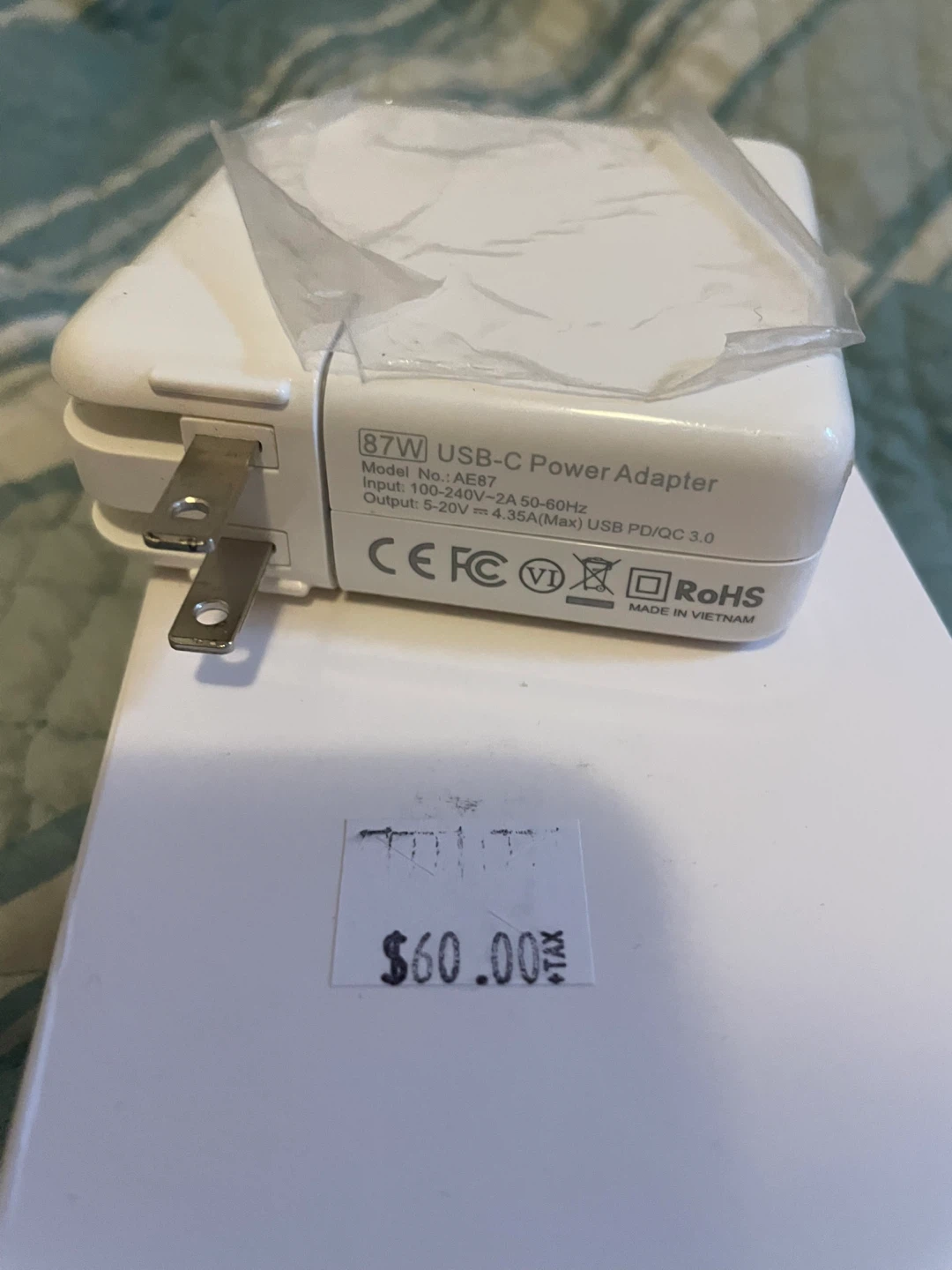 87W USB-C Power Adapter - photo 2