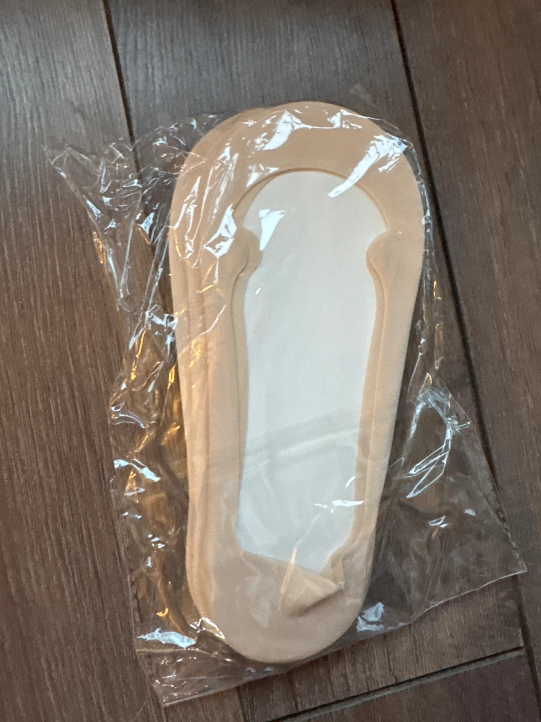 Beige No-Show Socks