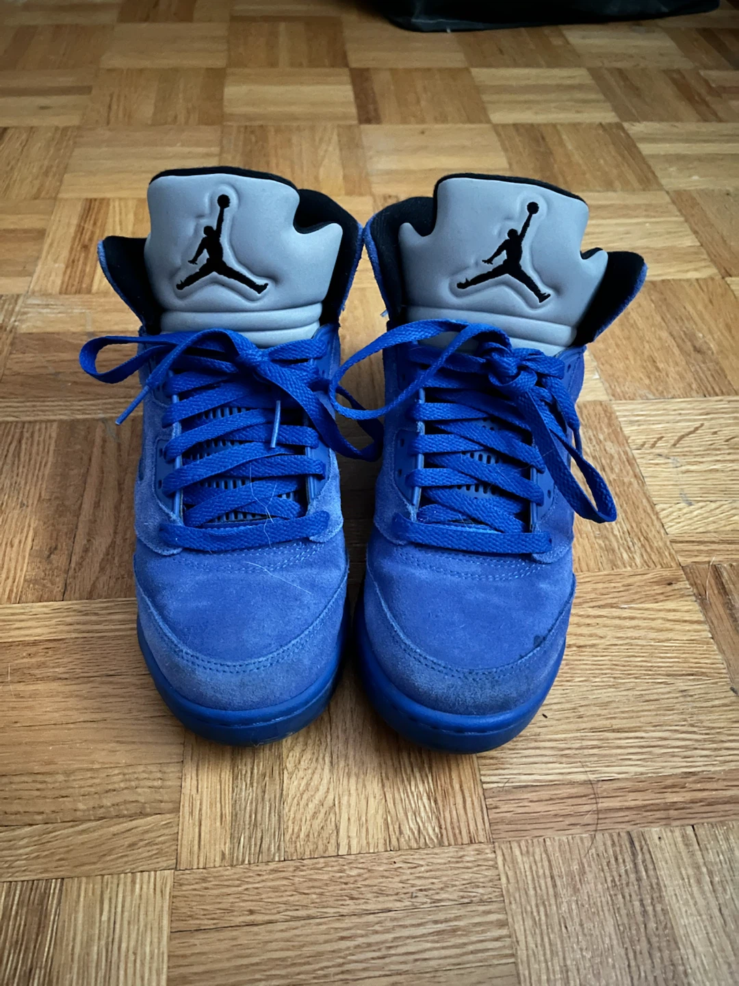Jordan 5 Retro Blue Suede - Youth Size 6Y