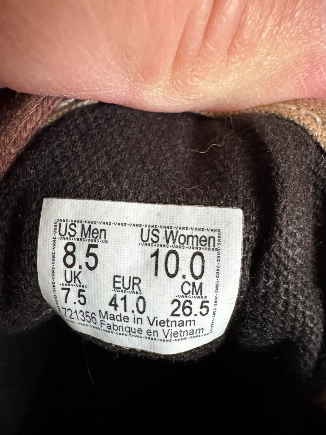 Vans Sneakers Navy and Brown - photo 2
