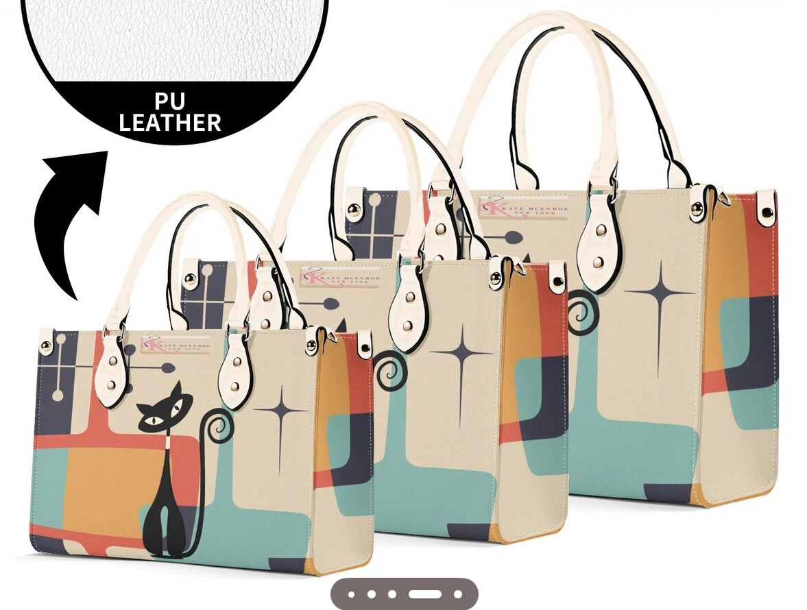 2 Atomic cat handbags