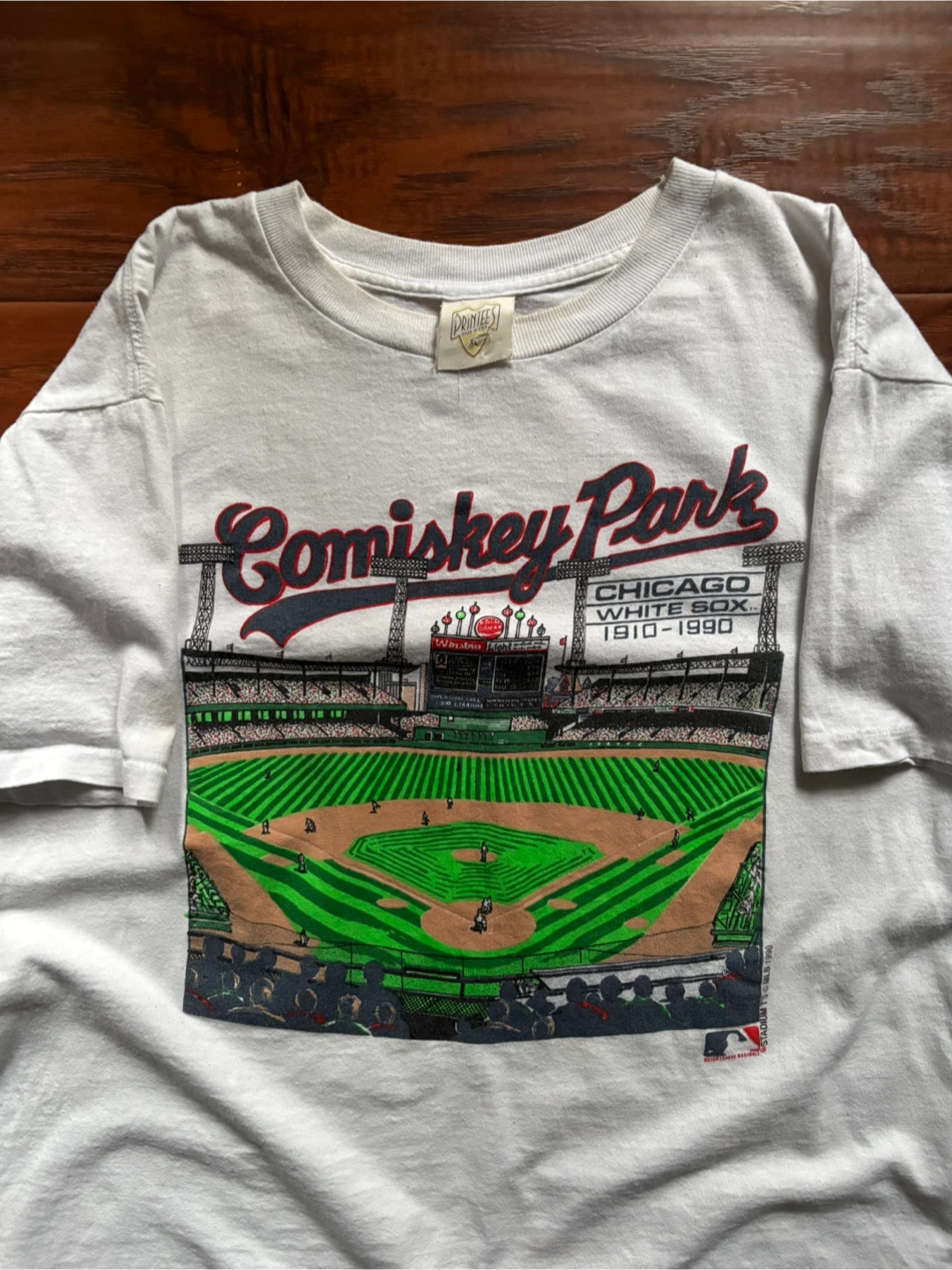 Vintage Chicago White Sox Comiskey Park tee 1990 MLB