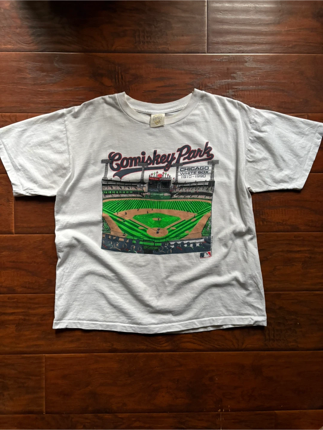 Vintage Chicago White Sox Comiskey Park tee 1990 MLB - photo 2