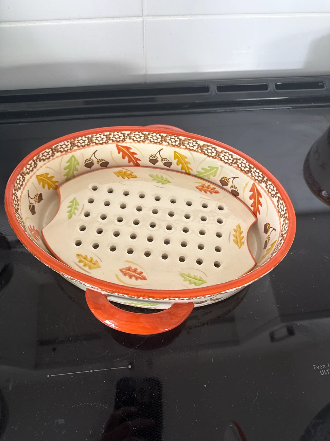 Temp-tations Ceramic Baking Dish with Insert - photo 2