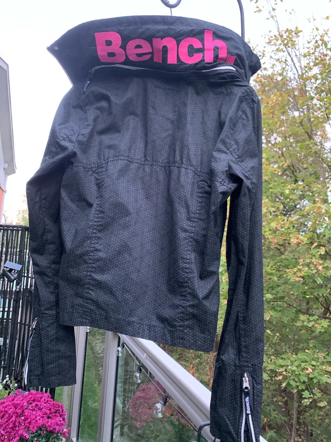 Bench Black Jacket with Pink Logo - photo 2