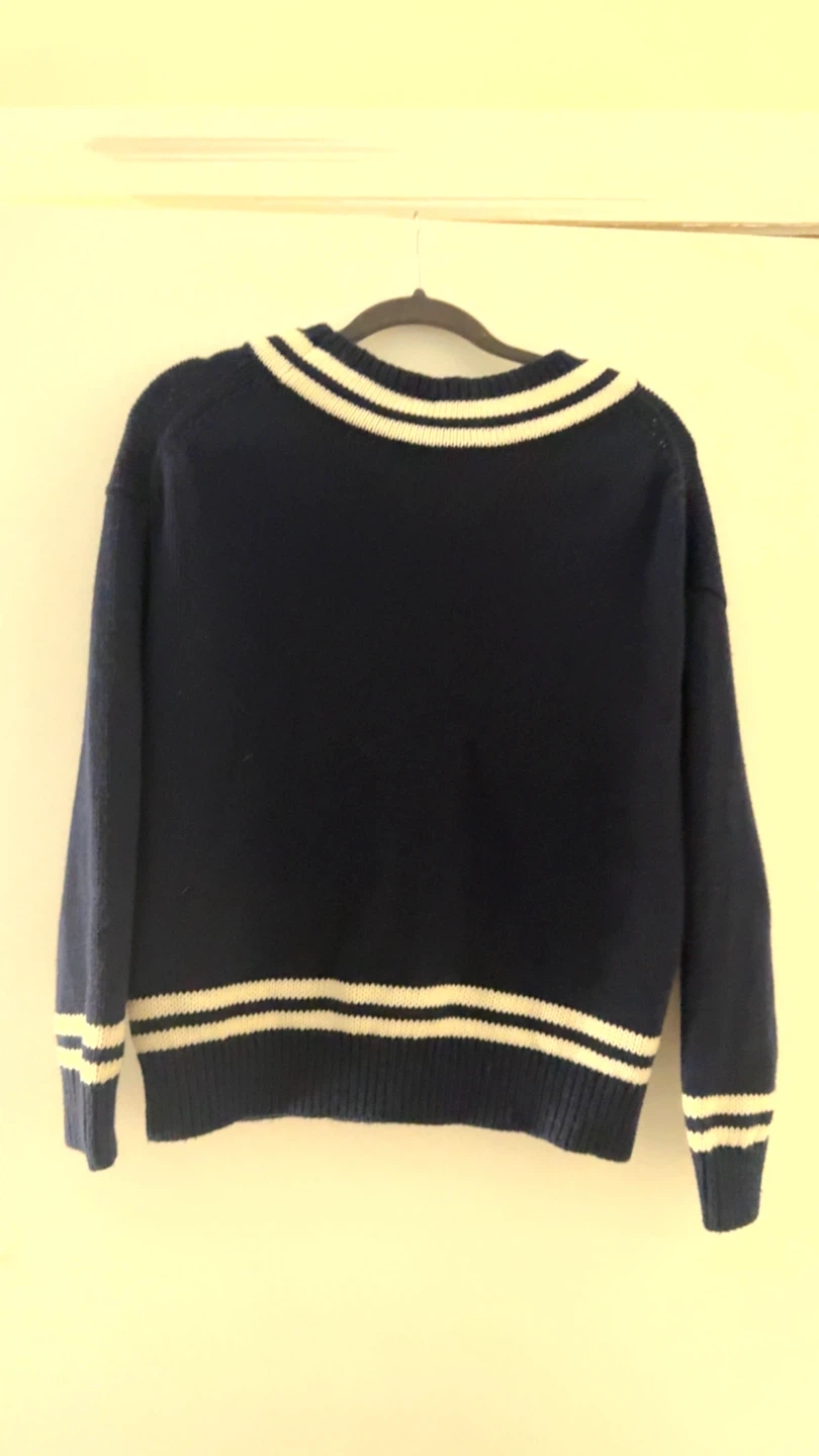 Aritzia Millennium Sweater Knit Sweater Navy Blue - photo 4