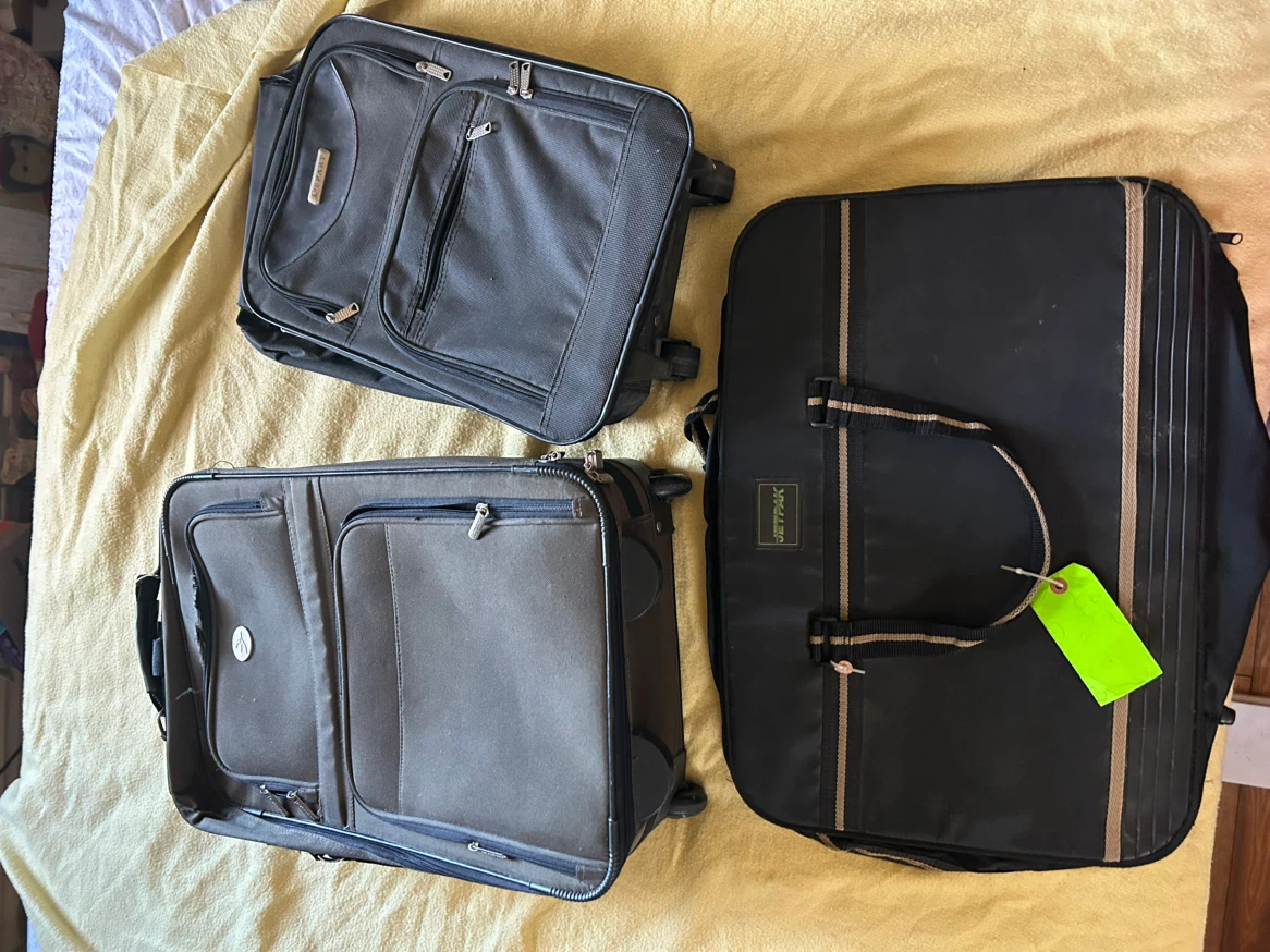 Assorted Vintage and Modern Luggage Pieces