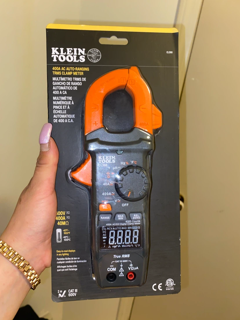 Klein Tools CL390 400A AC Auto-Ranging TRMS Clamp Meter