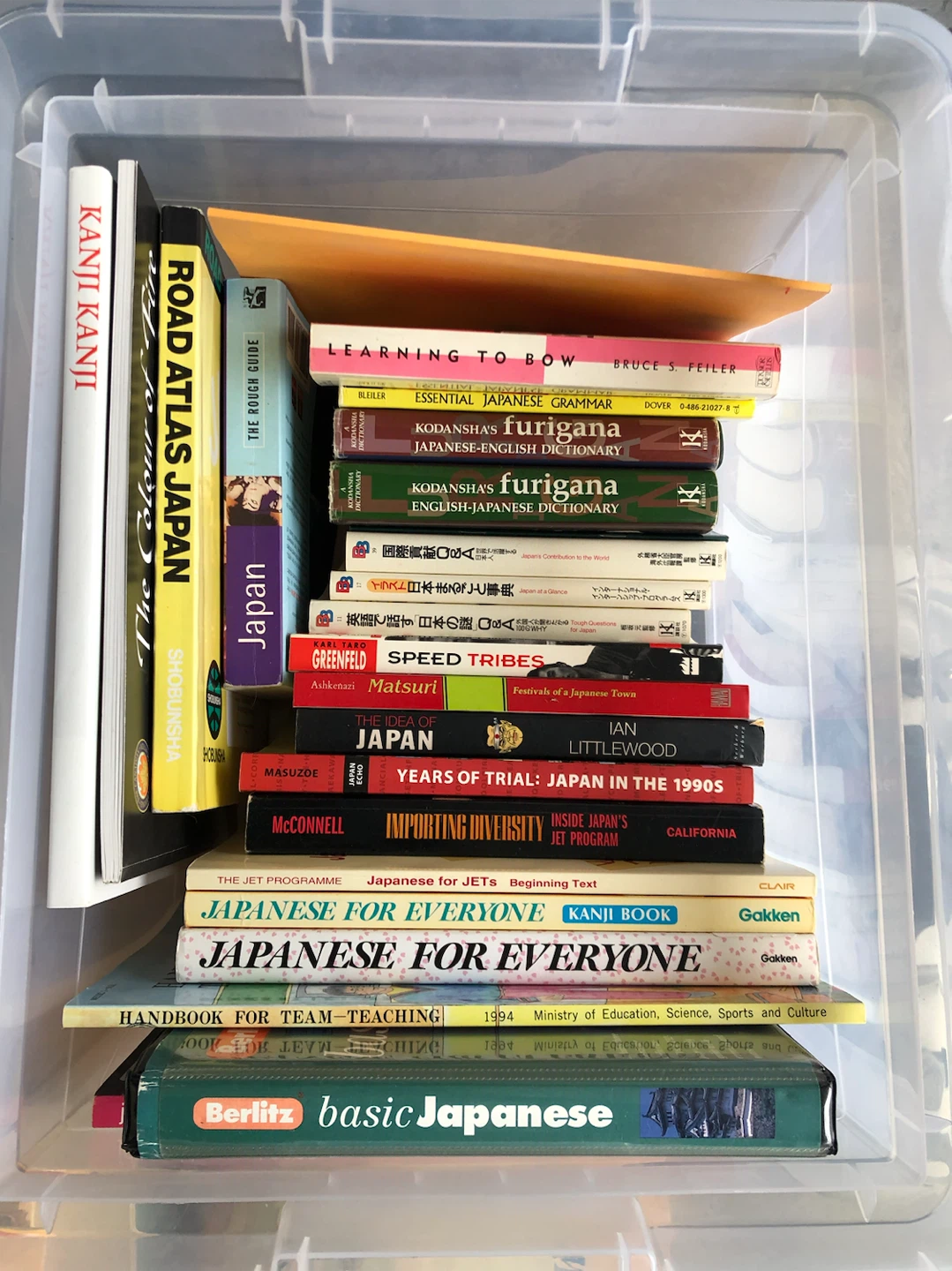 Random books about Japan & Japanese Language
